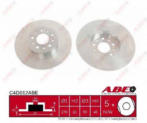 ABE C4D012ABE Тормозной диск