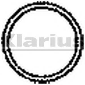 Прокладка, труба выхлопного газа KLARIUS 410157