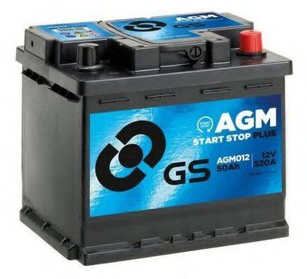 Стартерная аккумуляторная батарея GS AGM012