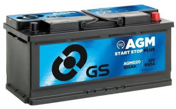 Стартерная аккумуляторная батарея GS AGM020