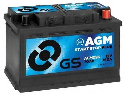 Стартерная аккумуляторная батарея GS AGM096