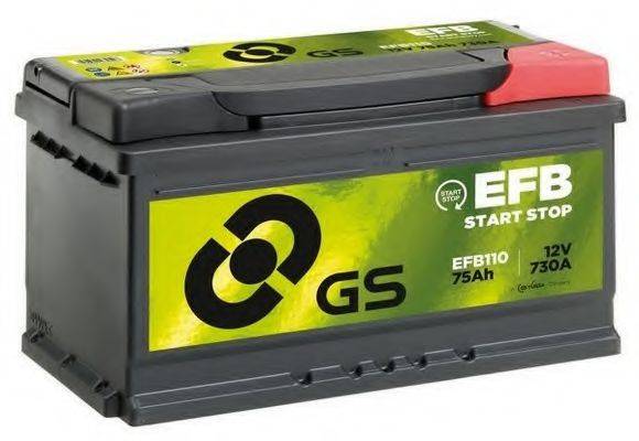 Стартерная аккумуляторная батарея GS EFB110