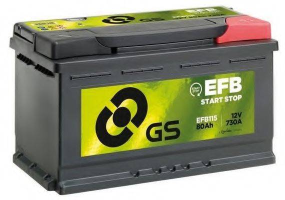 Стартерная аккумуляторная батарея GS EFB115