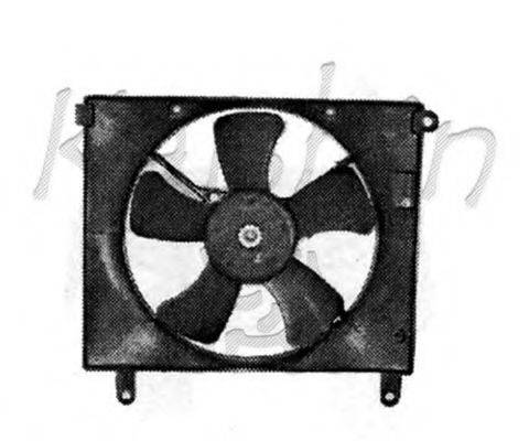 Радиатор, охлаждение двигателя KAISHIN 96351331
