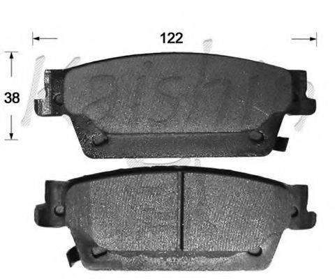 Комплект тормозных колодок, дисковый тормоз KAISHIN D10143