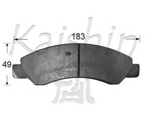 KAISHIN D10165 Комплект тормозных колодок, дисковый тормоз