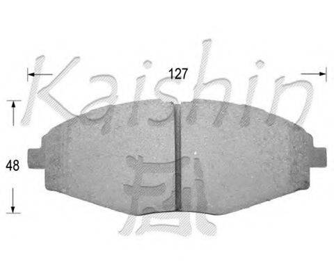 Комплект тормозных колодок, дисковый тормоз KAISHIN FK11144