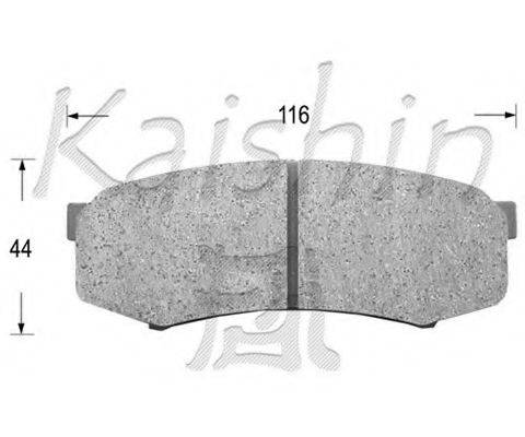 KAISHIN FK2090 Комплект тормозных колодок, дисковый тормоз