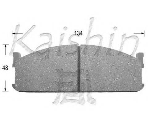 KAISHIN D4001 Комплект тормозных колодок, дисковый тормоз