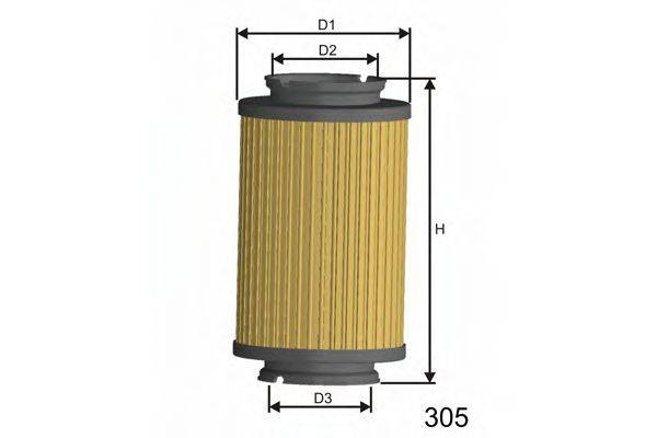 MISFAT F107 Топливный фильтр