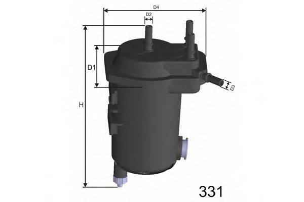 MISFAT F114A Топливный фильтр