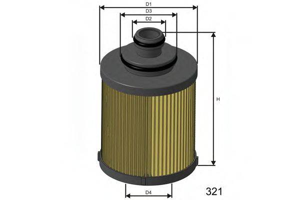 MISFAT L114 Масляный фильтр