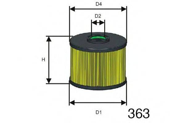 MISFAT F128 Топливный фильтр