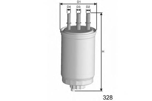 MISFAT M445 Топливный фильтр