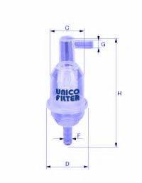 Топливный фильтр UNICO FILTER FI 3105/5