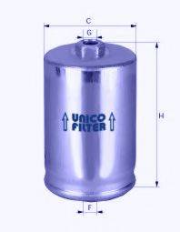 UNICO FILTER FI7126 Топливный фильтр