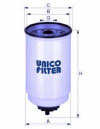 UNICO FILTER FI8161 Топливный фильтр