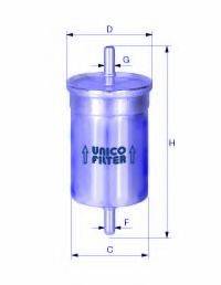 Топливный фильтр UNICO FILTER FI 6165/2