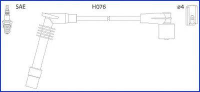 HITACHI 134234 Комплект проводов зажигания