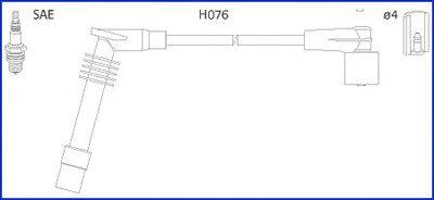 HITACHI 134251 Комплект проводов зажигания