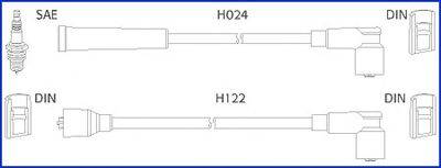 HITACHI 134347 Комплект проводов зажигания