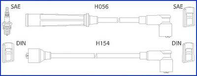 HITACHI 134366 Комплект проводов зажигания