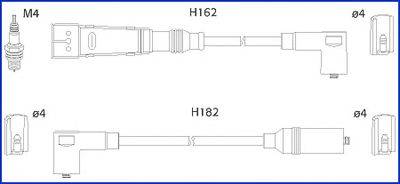 Комплект проводов зажигания HITACHI 134785