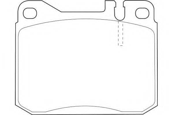 Комплект тормозных колодок, дисковый тормоз WAGNER WBP20392A