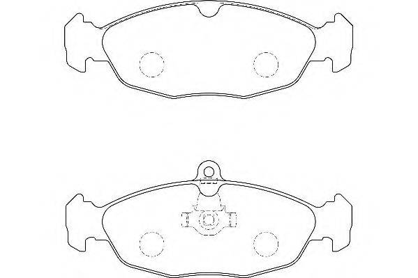 Комплект тормозных колодок, дисковый тормоз WAGNER WBP20547B