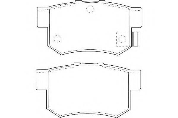 WAGNER WBP21719A Комплект тормозных колодок, дисковый тормоз
