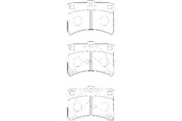 Комплект тормозных колодок, дисковый тормоз WAGNER WBP23494A