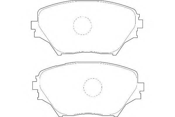 Комплект тормозных колодок, дисковый тормоз WAGNER WBP23585A