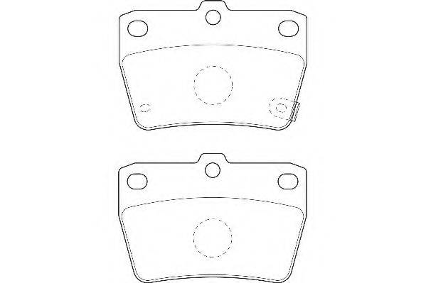 Комплект тормозных колодок, дисковый тормоз WAGNER WBP23656A
