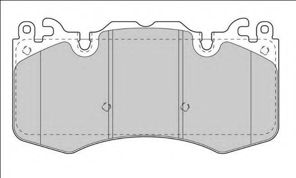 Комплект тормозных колодок, дисковый тормоз WAGNER WBP24659A