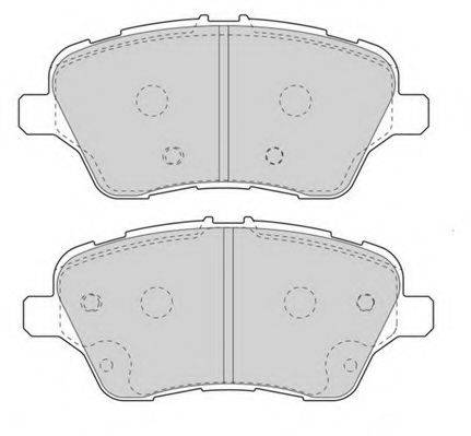 Комплект тормозных колодок, дисковый тормоз WAGNER WBP80017A