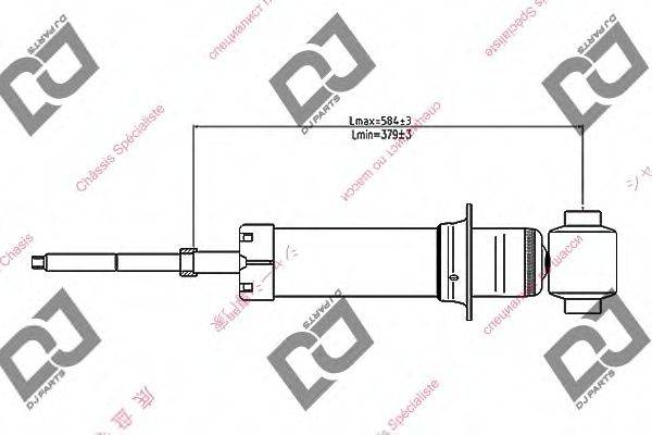 DJ PARTS DS1405GT Амортизатор