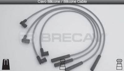 Комплект проводов зажигания BRECAV 15.545