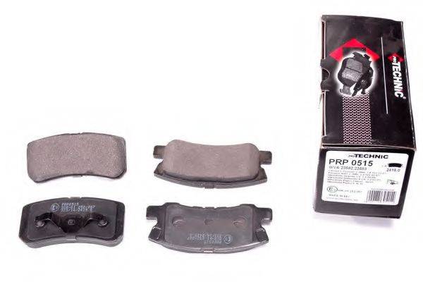 Комплект тормозных колодок, дисковый тормоз PROTECHNIC PRP0515