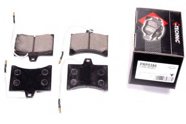 PROTECHNIC PRP0386 Комплект тормозных колодок, дисковый тормоз