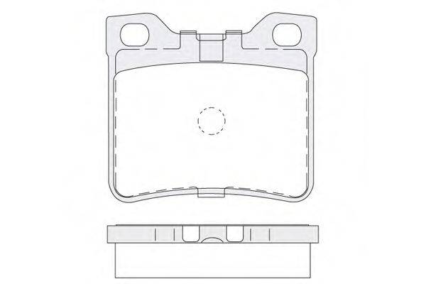 Комплект тормозных колодок, дисковый тормоз KSM-KOSHIMO 1850.0058165