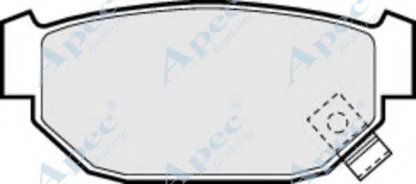 APEC BRAKING PAD508 Комплект тормозных колодок, дисковый тормоз