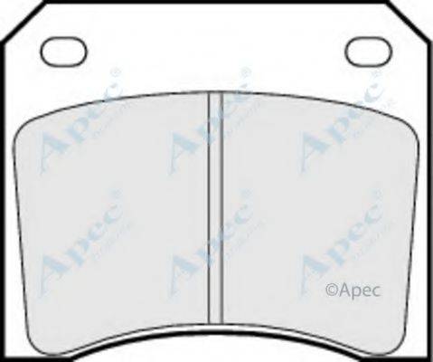 APEC BRAKING PAD557 Комплект тормозных колодок, дисковый тормоз