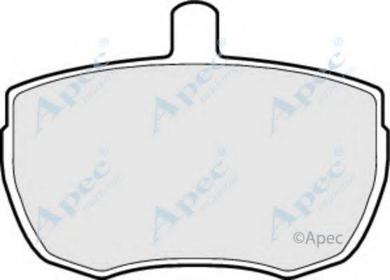 APEC BRAKING PAD61 Комплект тормозных колодок, дисковый тормоз