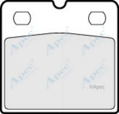 APEC BRAKING PAD1422 Комплект тормозных колодок, дисковый тормоз