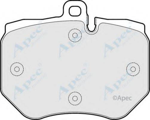 Комплект тормозных колодок, дисковый тормоз APEC BRAKING PAD1720
