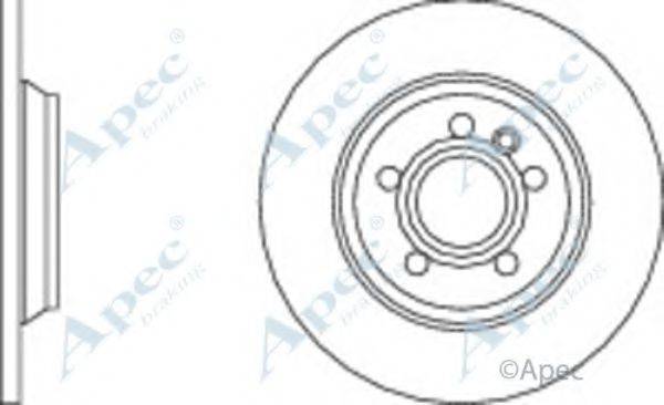 Тормозной диск APEC BRAKING DSK2159