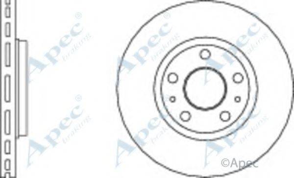 Тормозной диск APEC BRAKING DSK2677