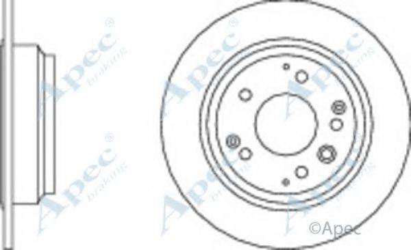 Тормозной диск APEC BRAKING DSK739