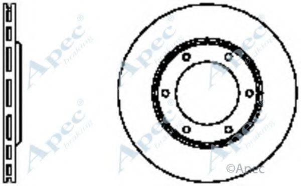 Тормозной диск APEC BRAKING DSK963