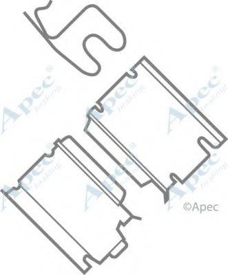 APEC BRAKING KIT1014 Комплектующие, тормозные колодки